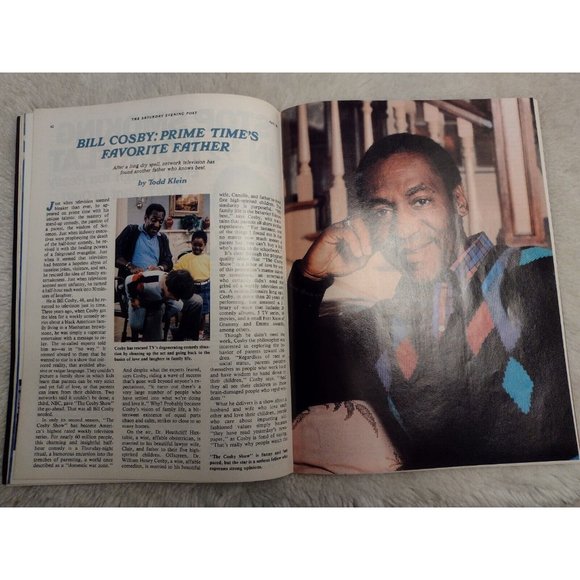 The Saturday Evening Post April 1986 Bill Cosby TVs Father Nixon Carl Sagan - Picture 4 of 5
